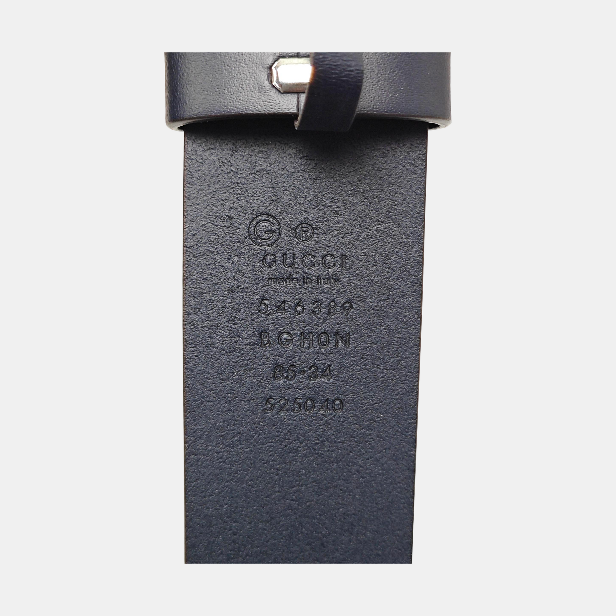 Leather Belt Blue