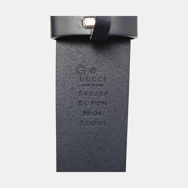 Leather Belt Blue