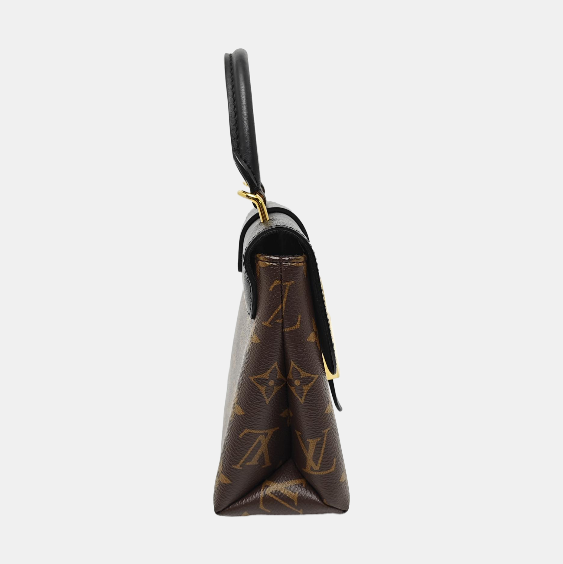 Authenticated pre-owned  LOCKY BB Monogram Coated Canvas Brown - Shoulder Bag at Looply