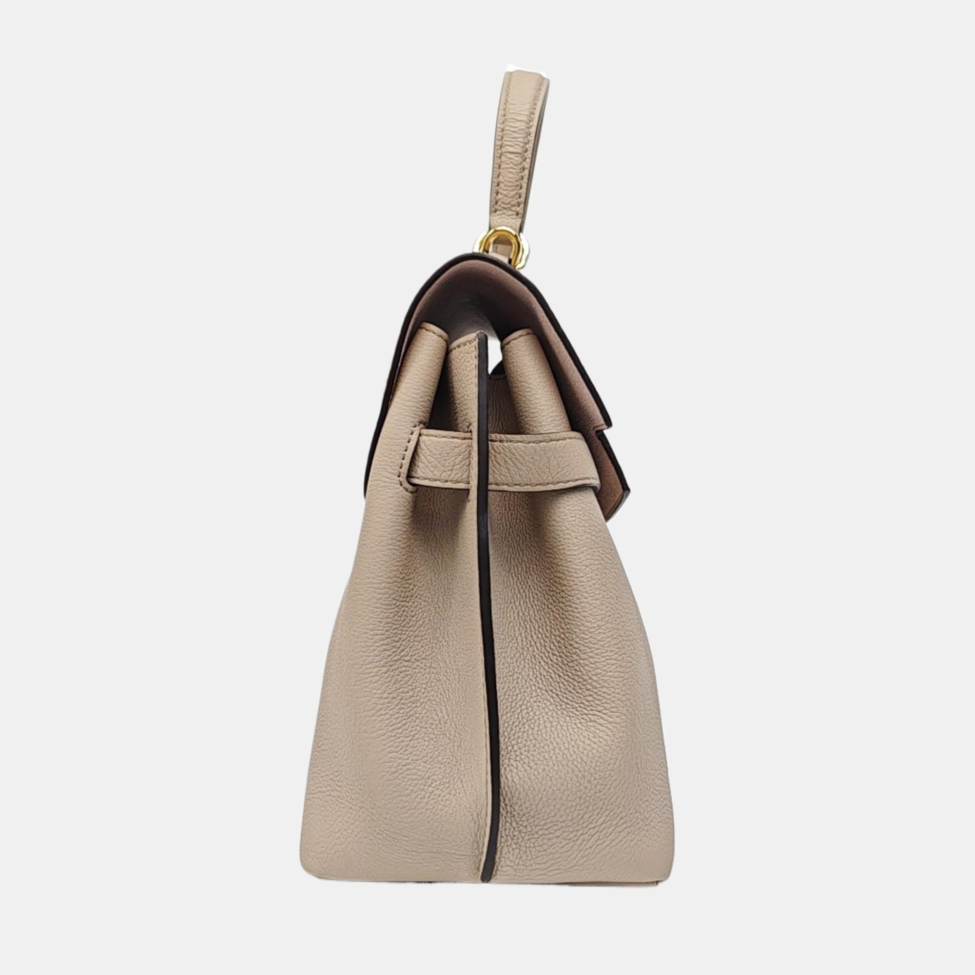 Calfskin Shoulder Bag Beige