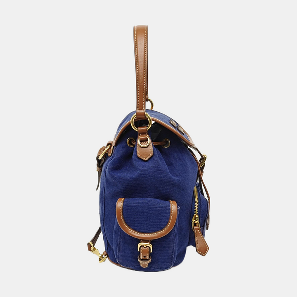 Canvas Backpack Blue