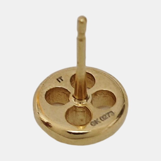Metal Gold Stud Earrings