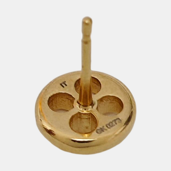 Metal Gold Stud Earrings