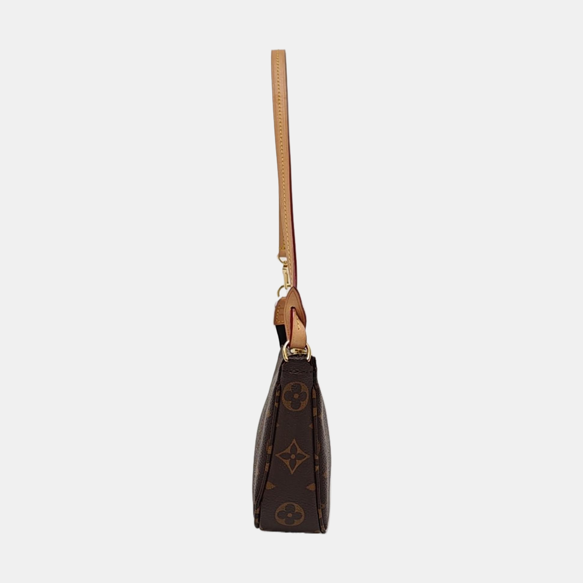 ACCESSOIRES GM Monogram Coated Canvas Brown
