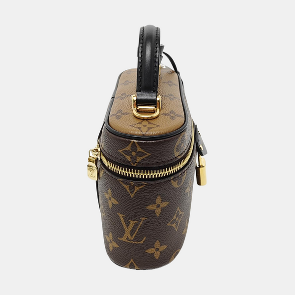 Vanity Chain Pouch Monogram Coated Canvas Brown