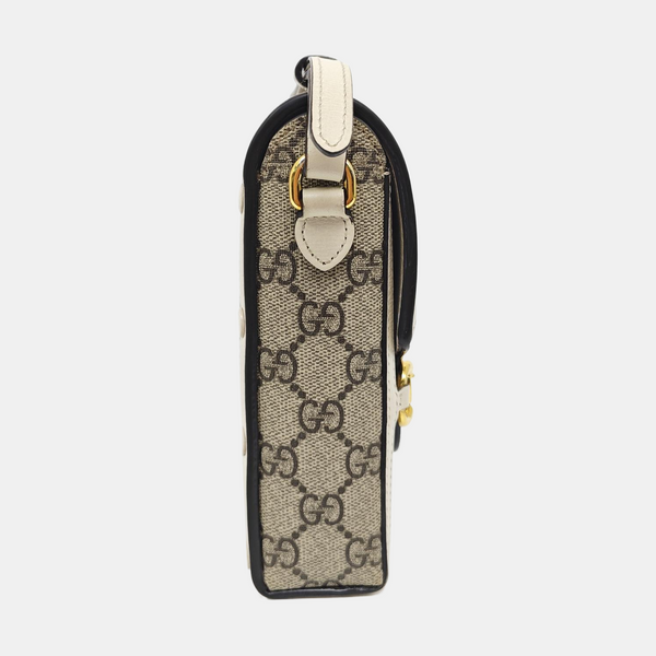 Horsebit 1955 Mini Coated Canvas Beige