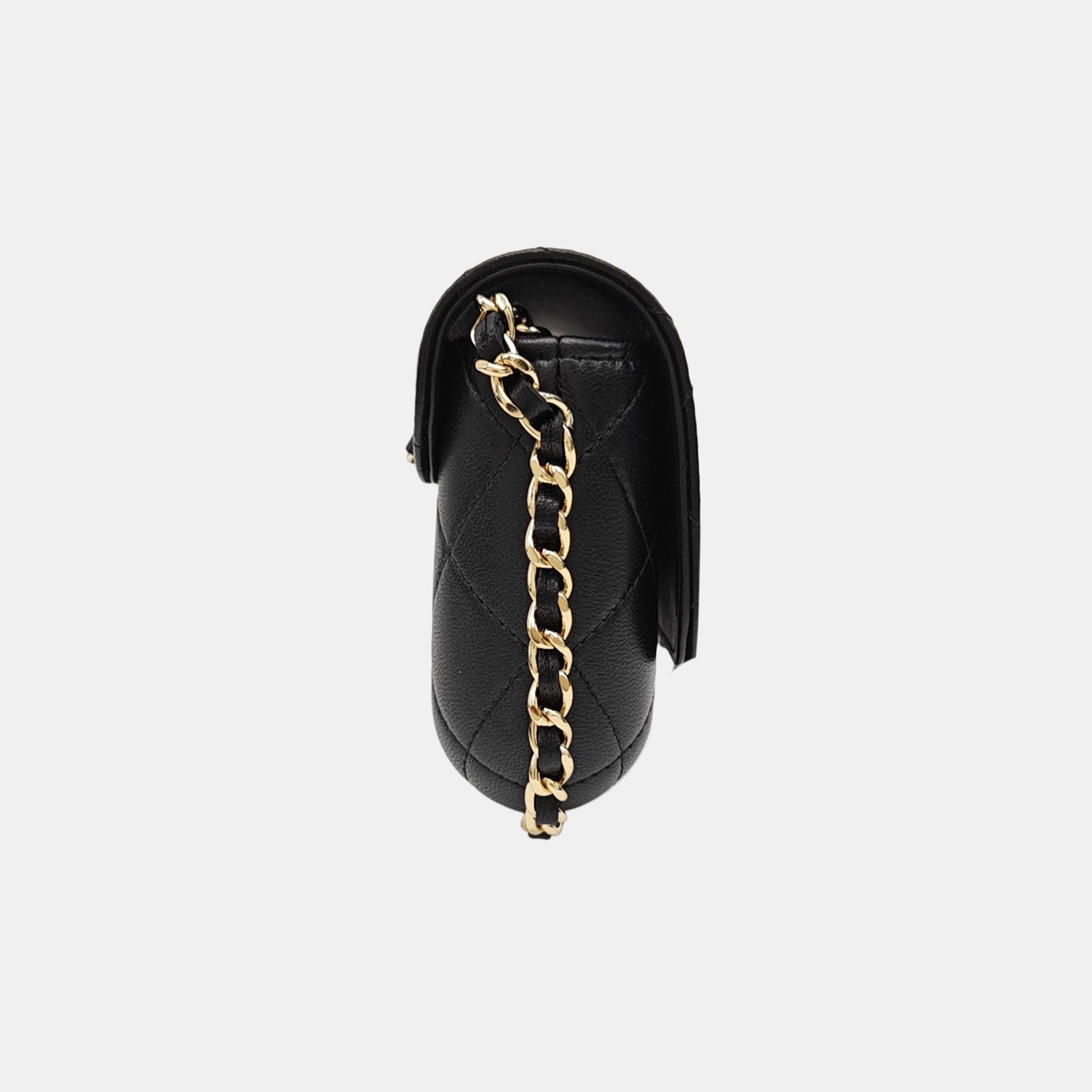 WOC Quilted Lambskin Black