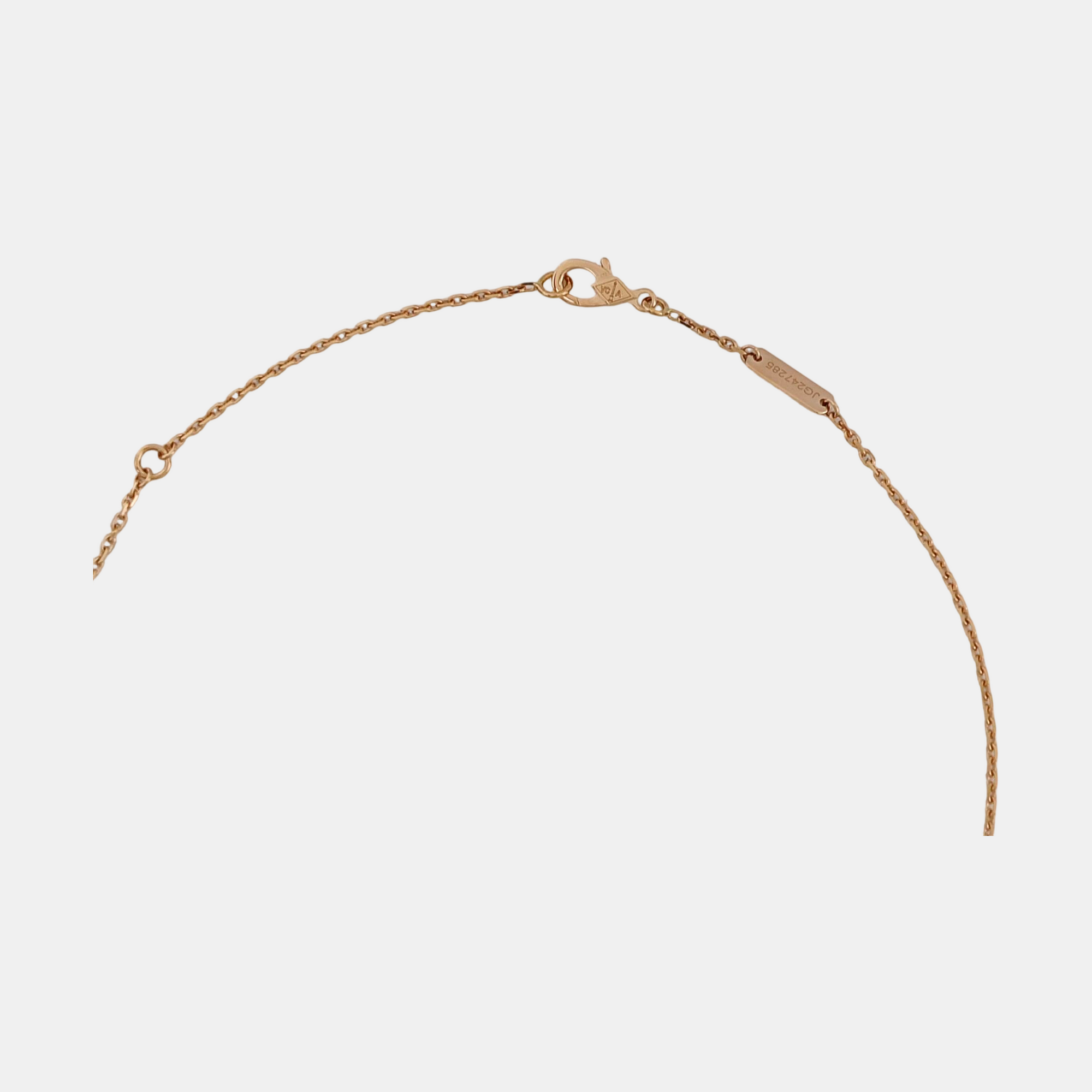 Vintage Alhambra 18k Rose Gold Necklace
