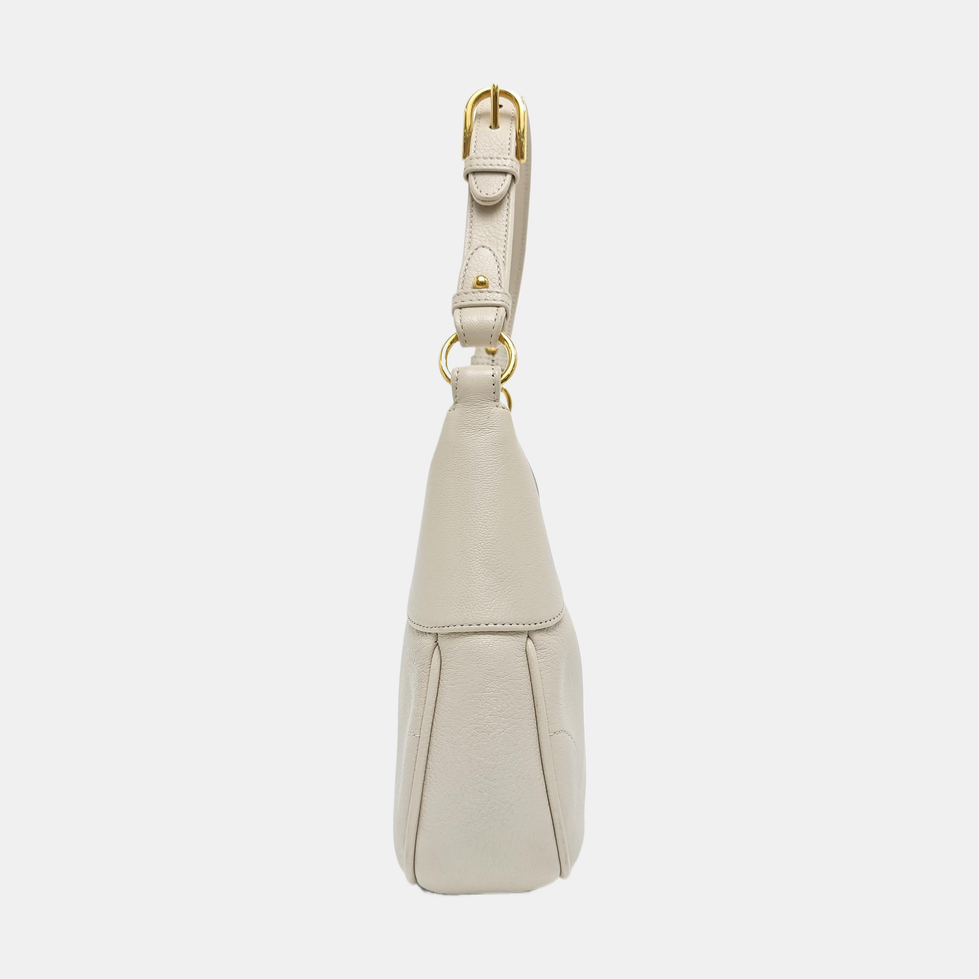 Aphrodite Small Calfskin White