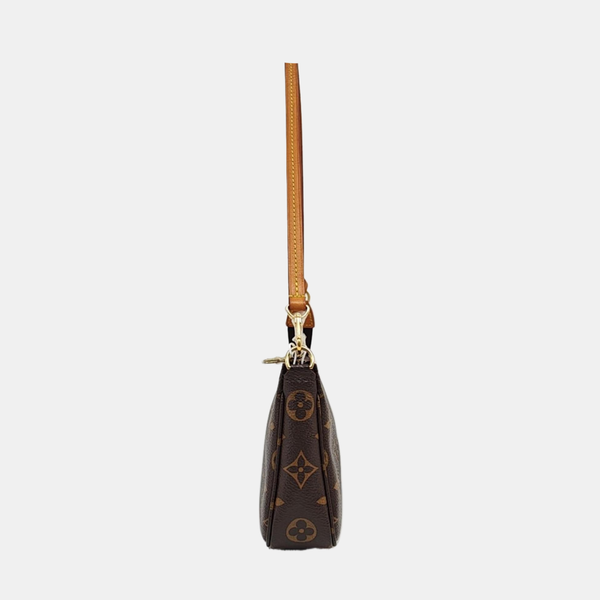 ACCESSOIRES GM Monogram Coated Canvas Brown