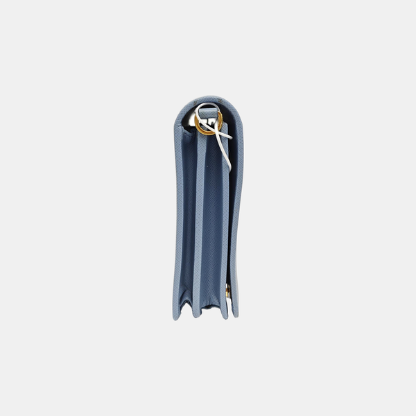 Calfskin Shoulder Bag Blue