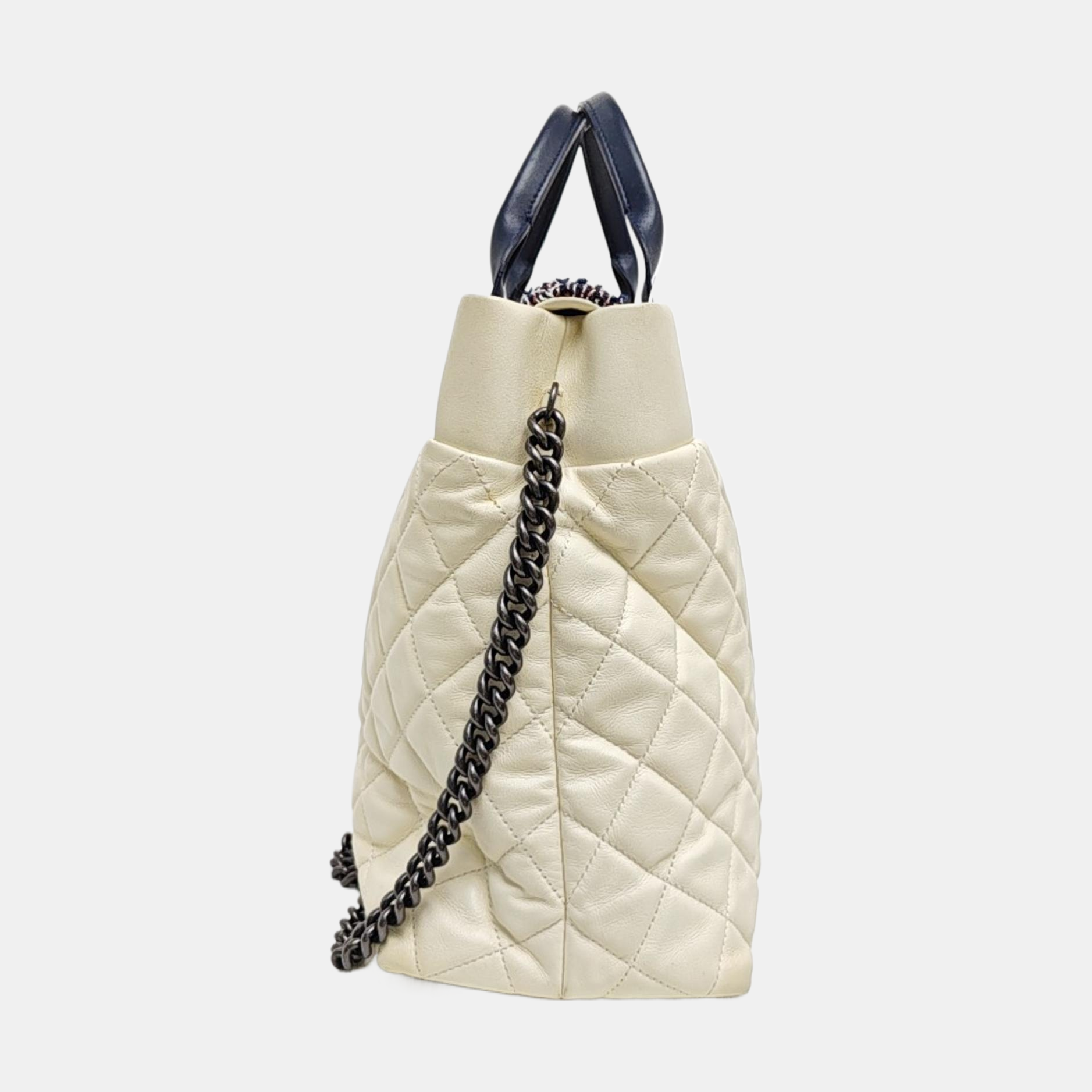 PORTOBELLO Quilted Calfskin White