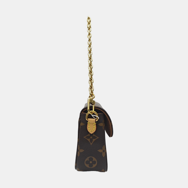 IVY Monogram Coated Canvas Brown