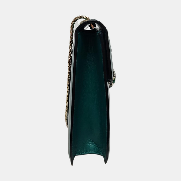 SERPENTI FOREVER Medium Calfskin Green