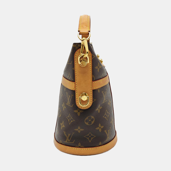 DUFFLE Monogram Coated Canvas Brown