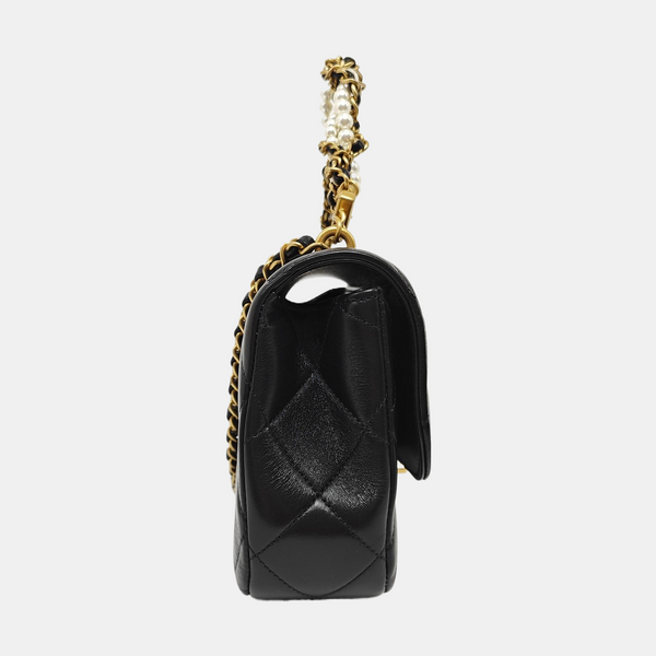 Quilted Lambskin Black