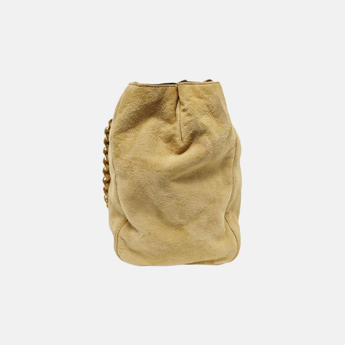 Suede Shoulder Bag Yellow