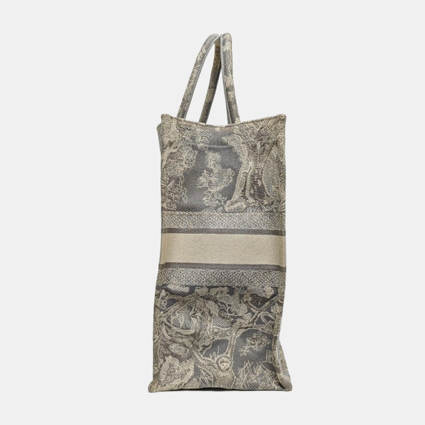 Book Tote Large Fabric Gray