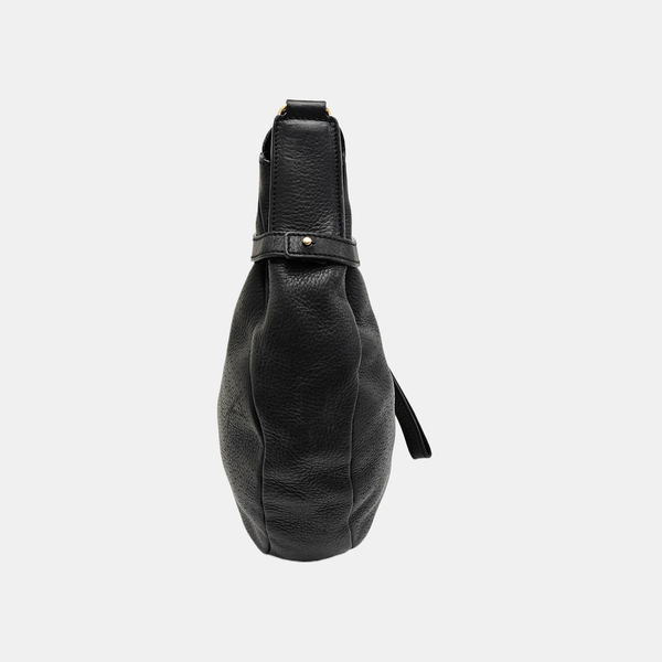 Calfskin Shoulder Bag Black