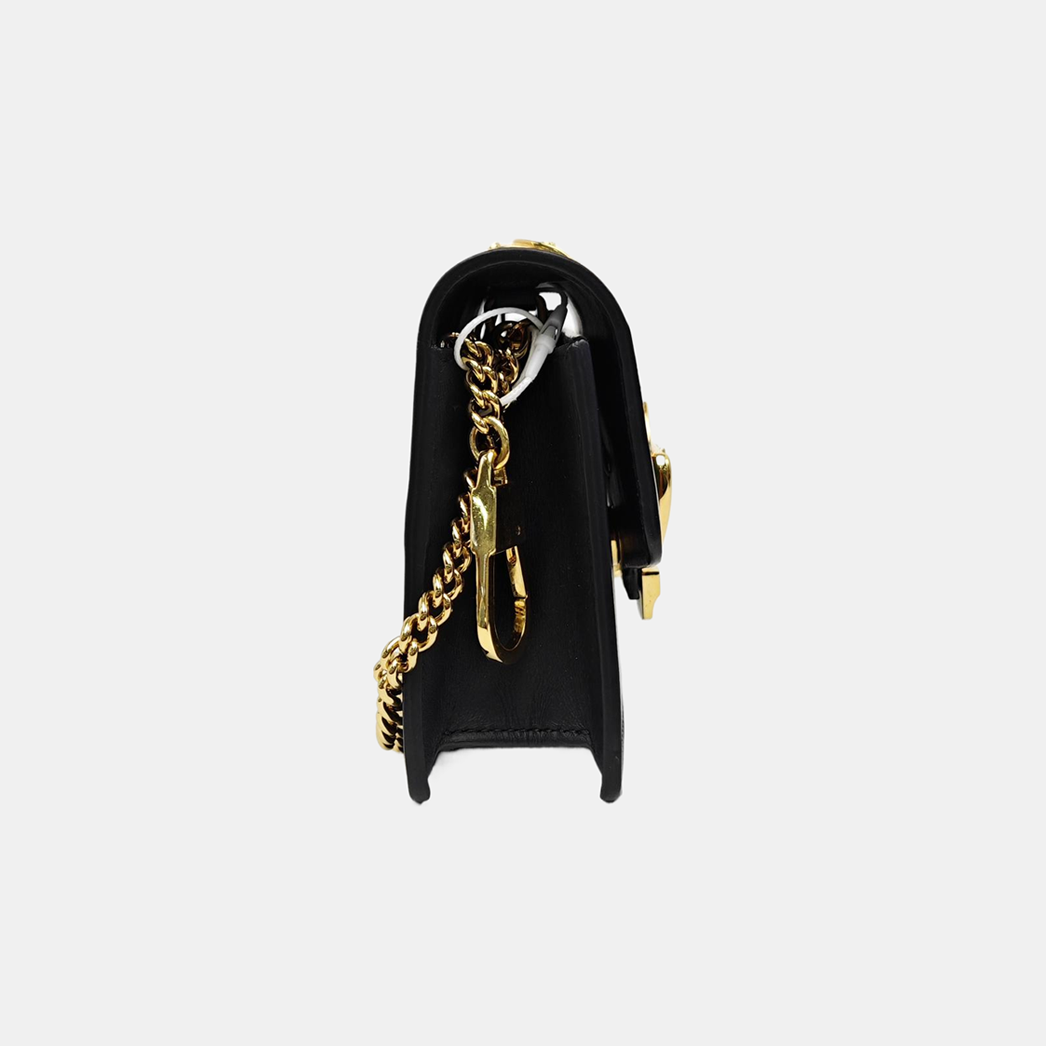 Sylvie Super Mini Calfskin Black