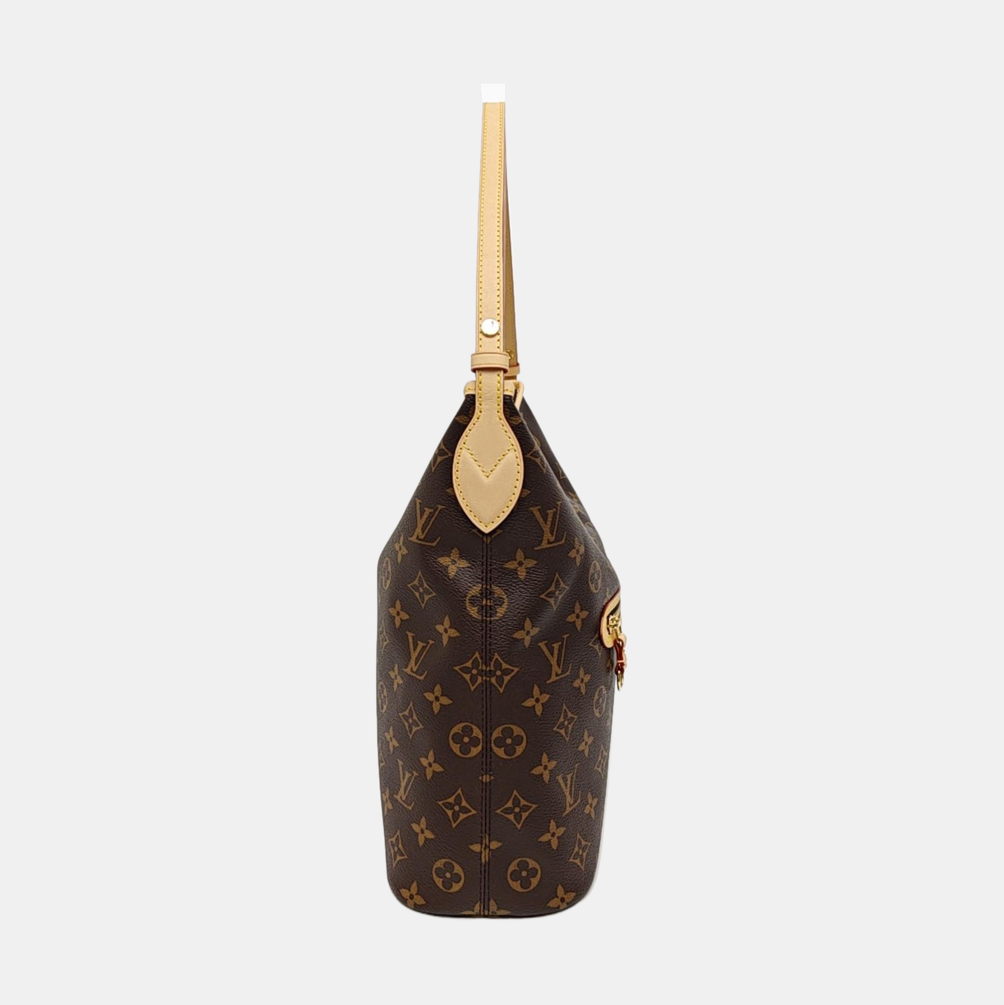 Line Up Monogram Coated Canvas Brown