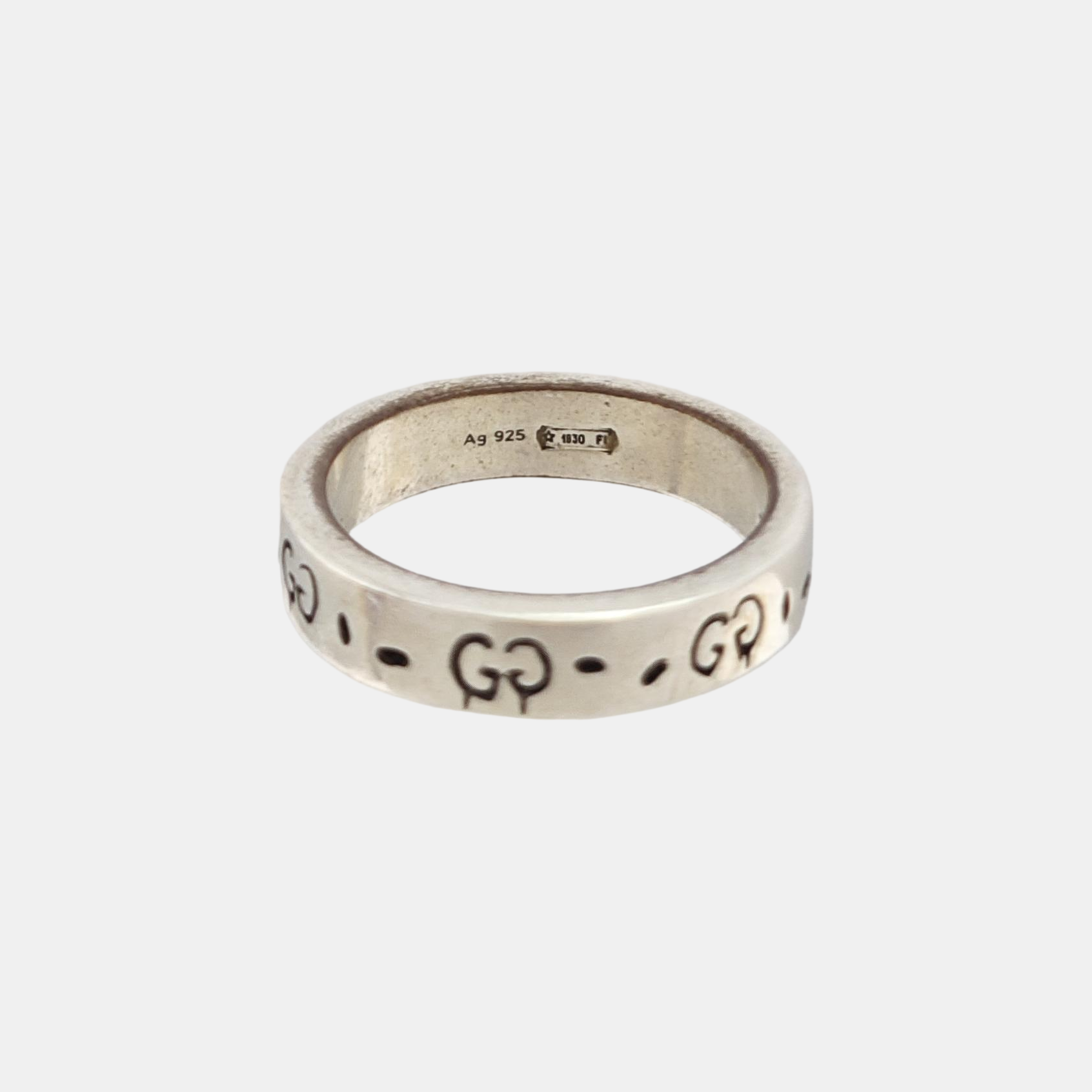925 Sterling Silver Ring EU 49