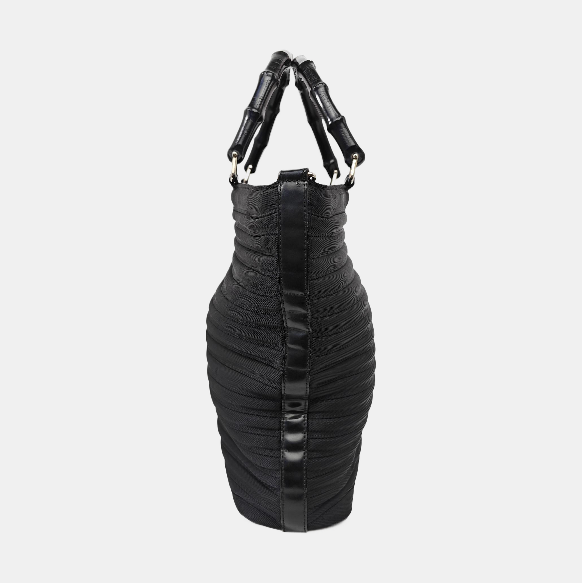 Fabric Shoulder Bag Black