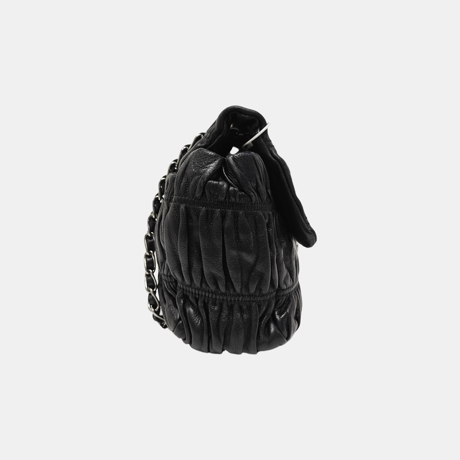Lambskin Crossbody Bag Black