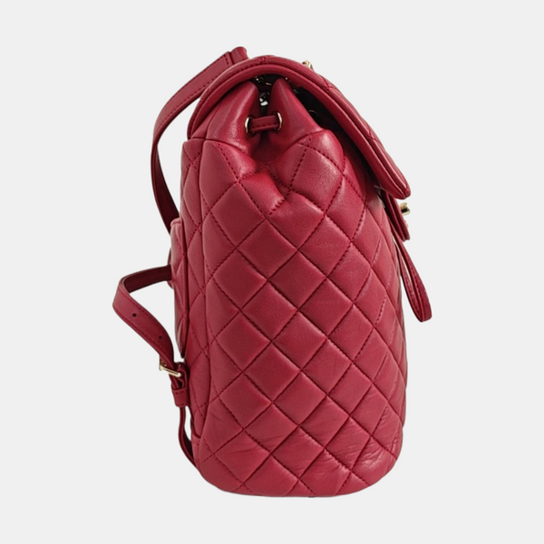 URBAN SPIRIT Small Quilted Lambskin Red