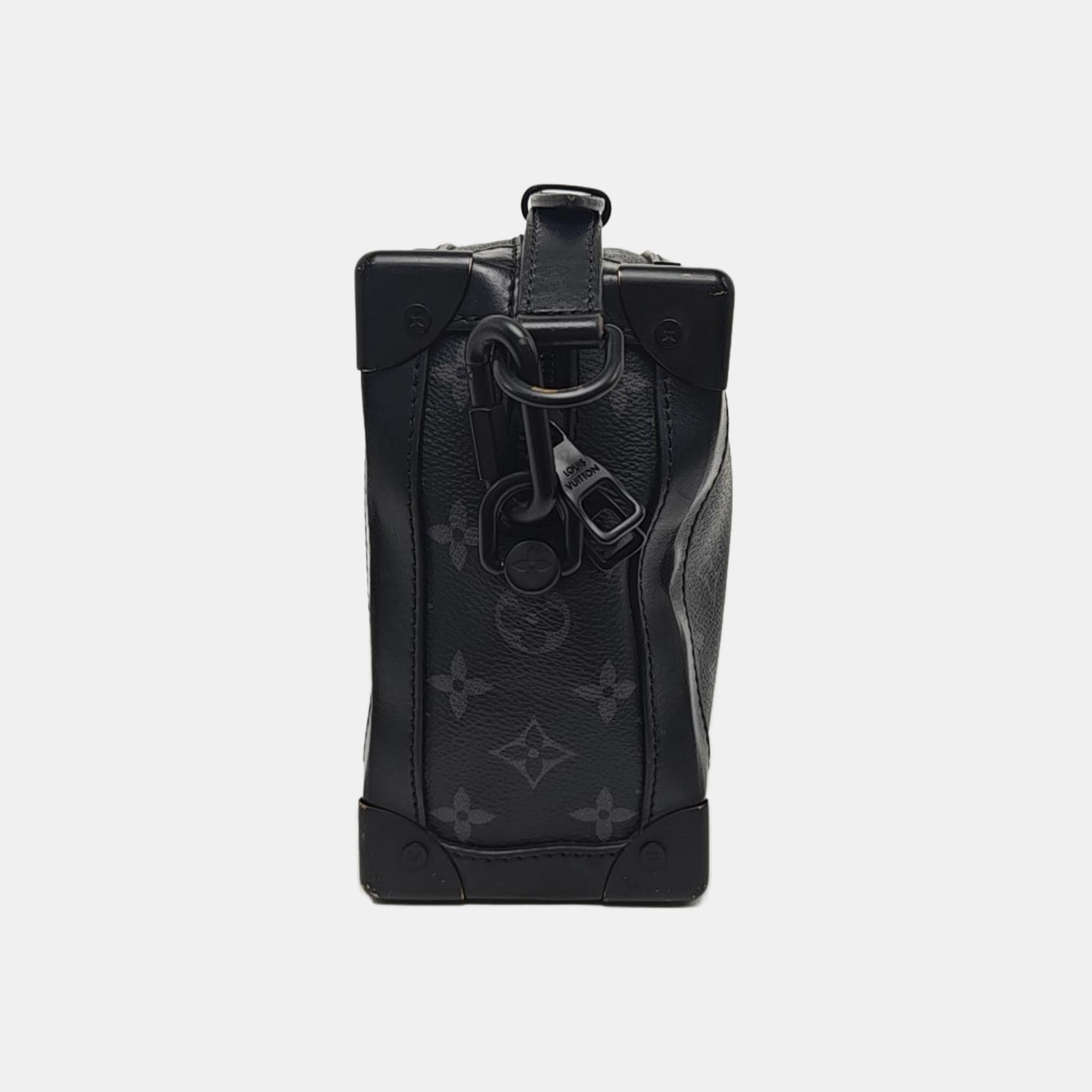 SOFT TRUNK Monogram Coated Canvas Black