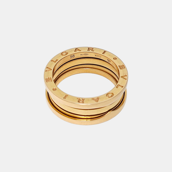 B.ZERO1 18k Rose Gold Ring EU 58