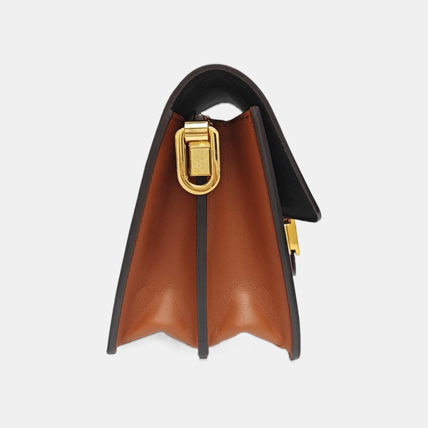 DAUPHINE Mini Monogram Coated Canvas Brown