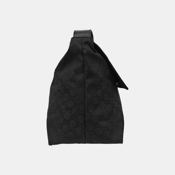 Monogram Canvas Shoulder Bag Black