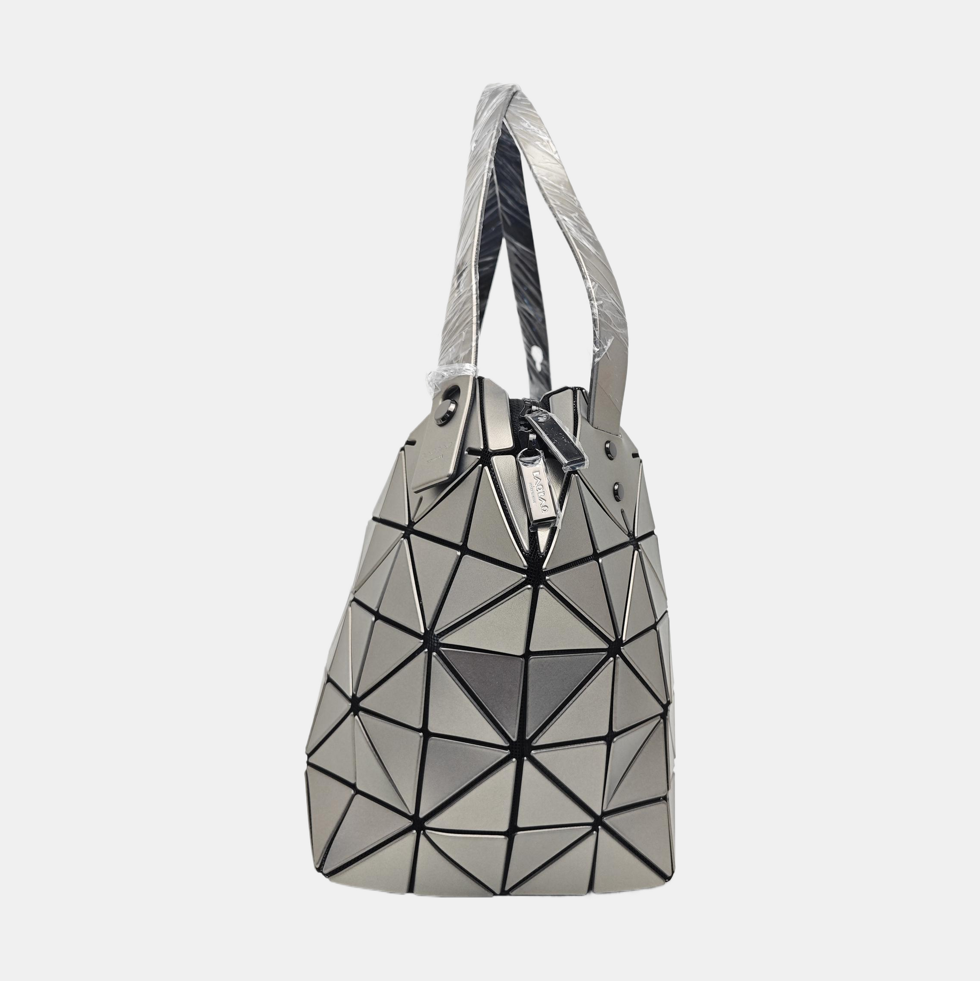 Special Material Top Handle Bag Beige