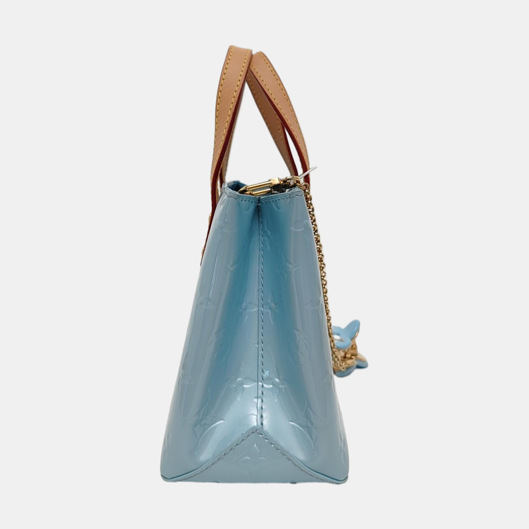 READE PM Monogram Patent Leather Blue