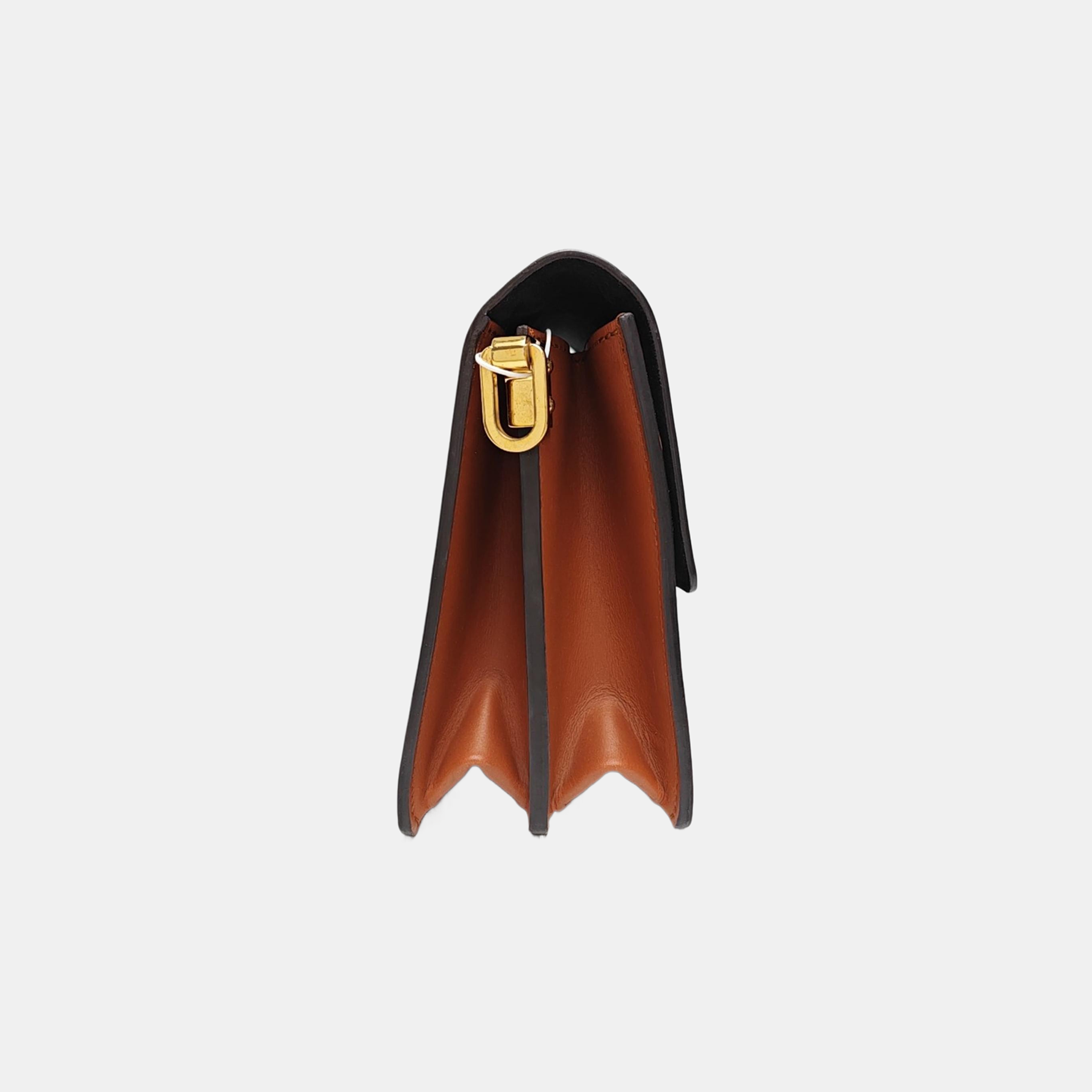 DAUPHINE MM Monogram Coated Canvas Brown