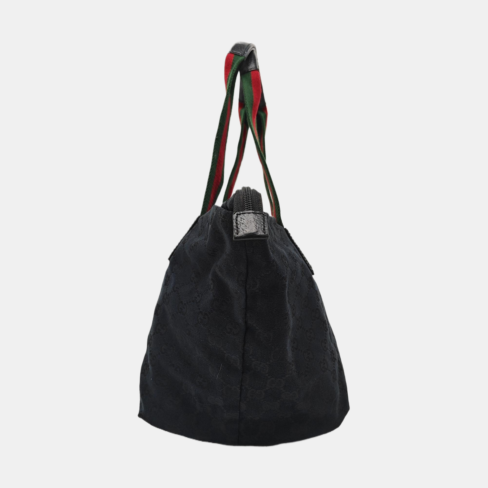 Monogram Canvas Tote Bag Black