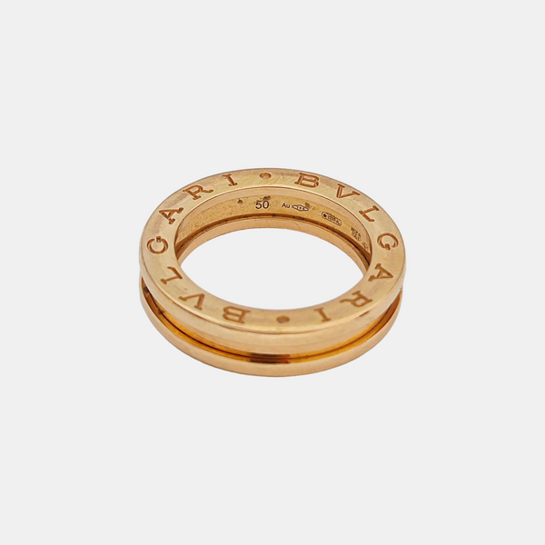 B.ZERO1 18k Rose Gold Ring EU 50