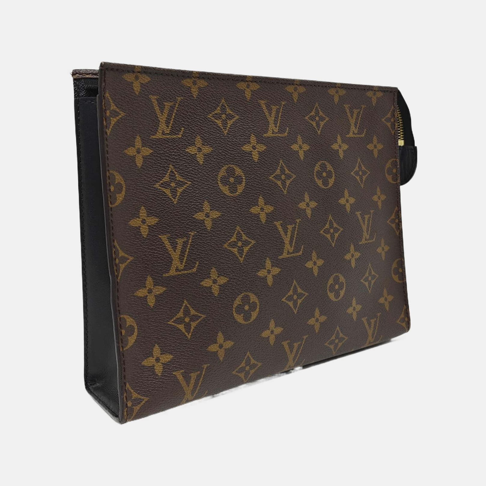 TOILET POCKET 26 Monogram Coated Canvas Brown