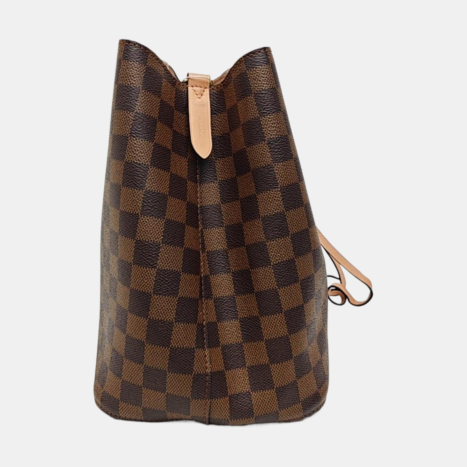 NÉONOÉ MM Damier Ebene Coated Canvas Brown