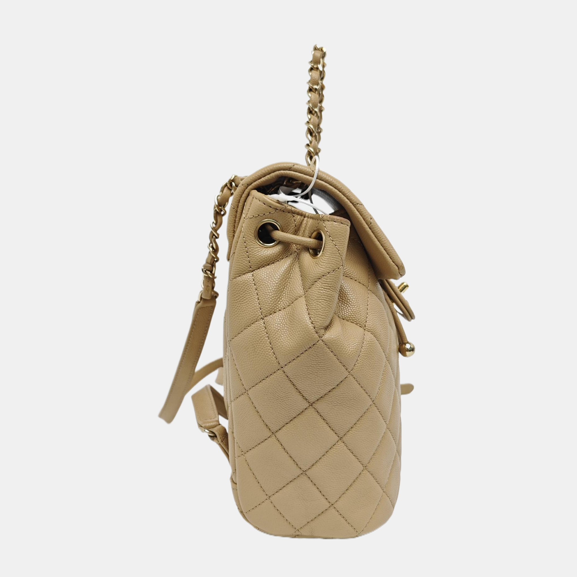 URBAN SPIRIT Quilted Grained Calfskin Beige