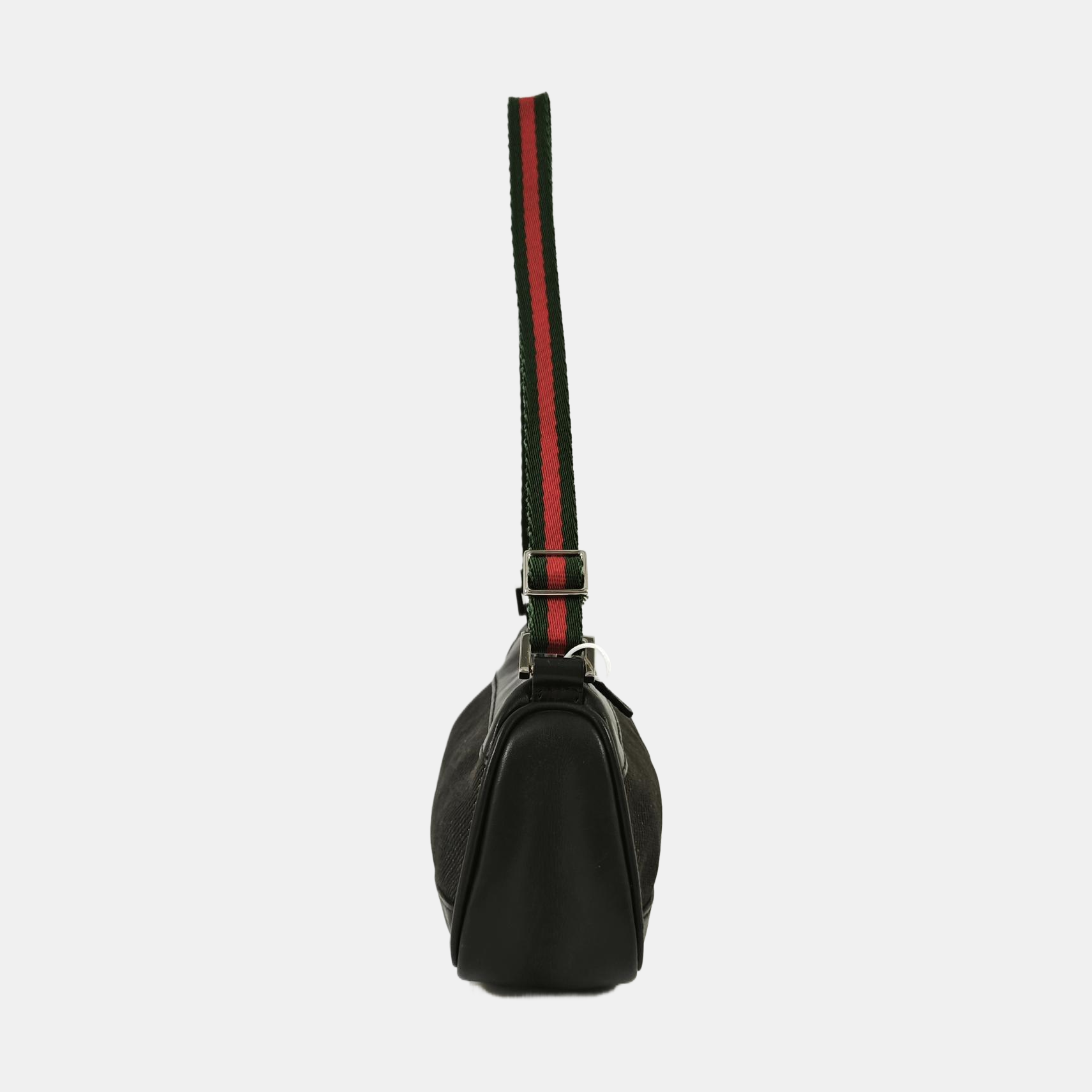Denim Top Handle Bag Black
