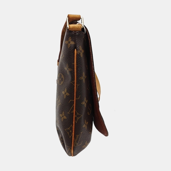 MUSETTE TANGO PM Monogram Coated Canvas Brown