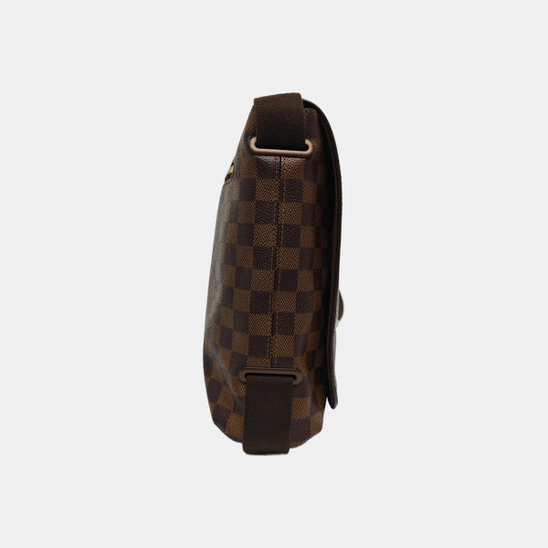 BROOKLYN Damier Ebene Coated Canvas Brown