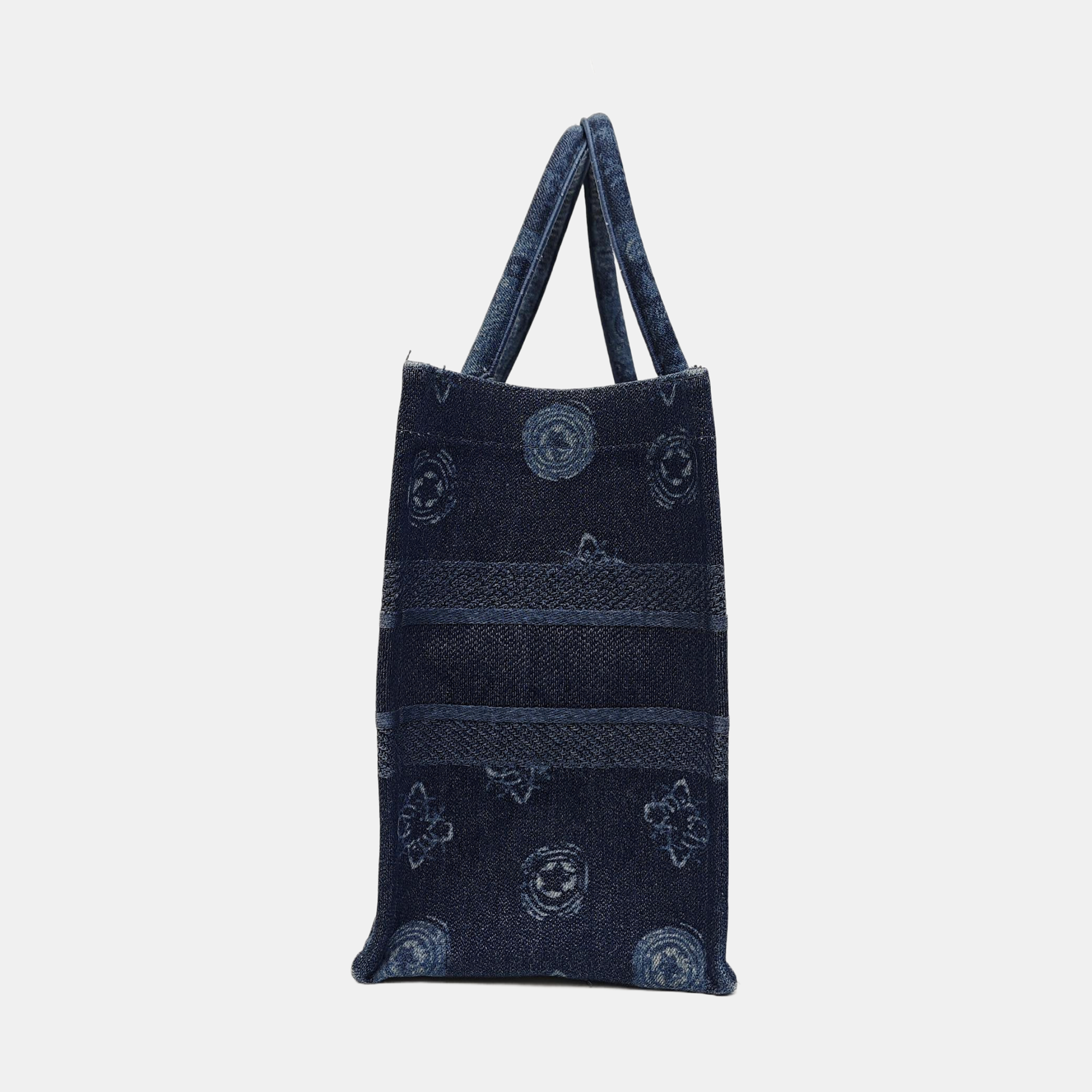 Book Tote Small Denim Blue