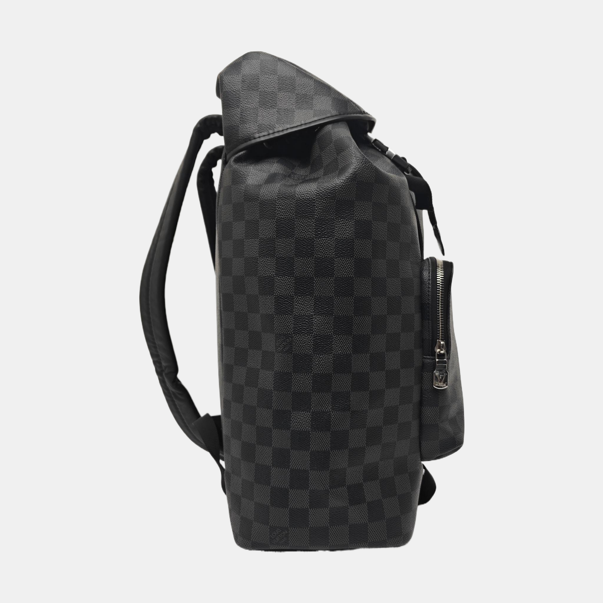 ZACK Damier Graphite Coated Canvas Gray