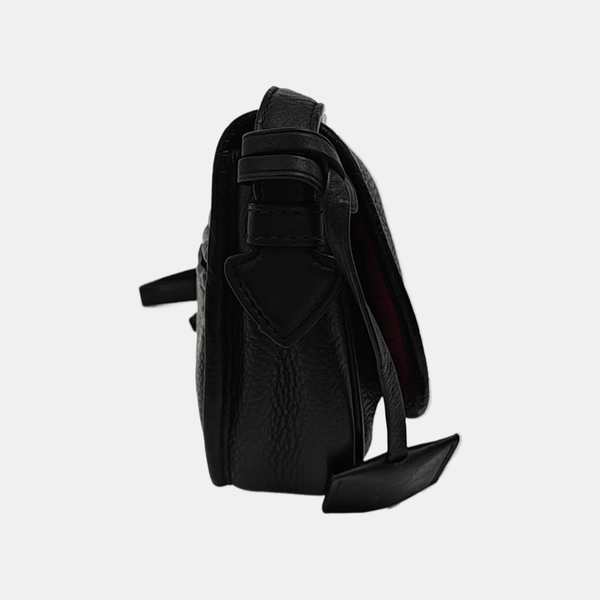 Calfskin Shoulder Bag Black