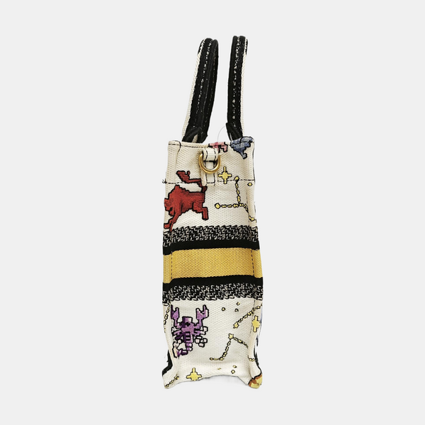 Book Tote Mini Canvas White