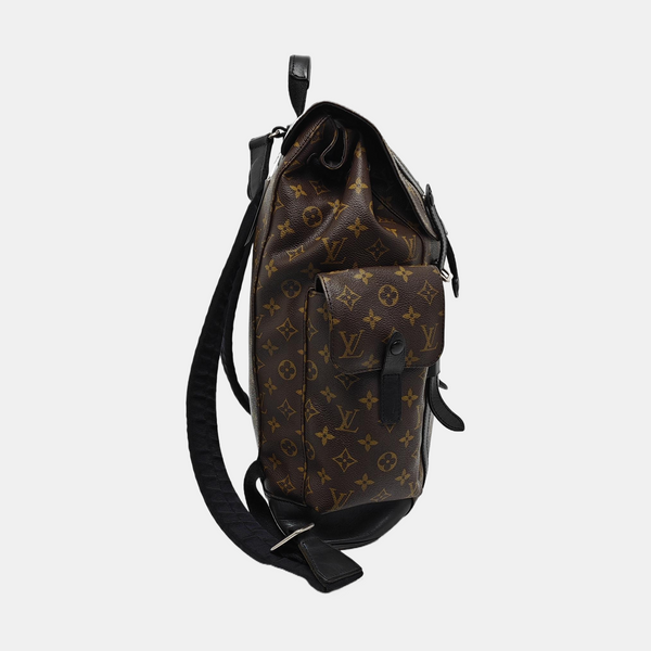 CHRISTOPHER PM Monogram Coated Canvas Brown
