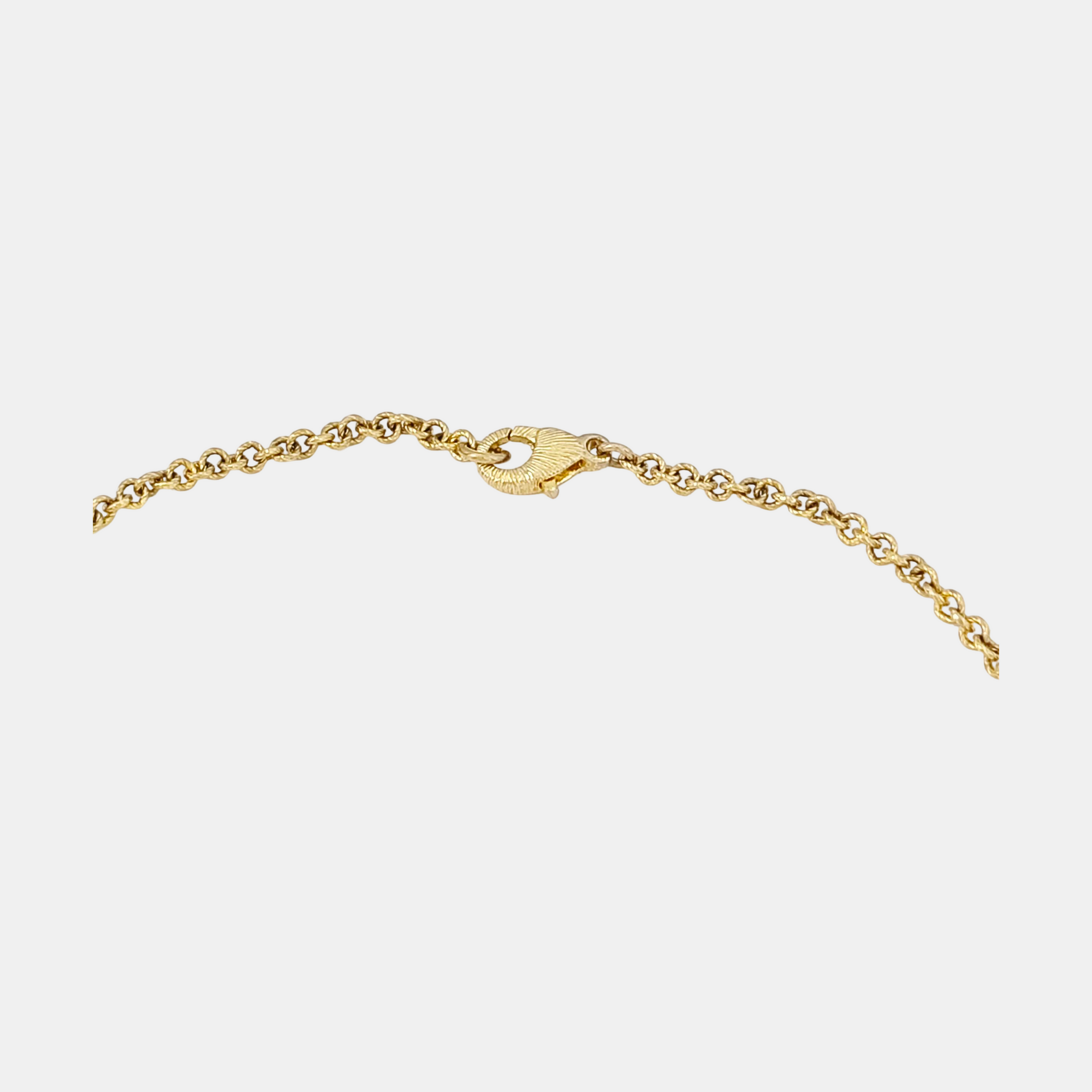 Interlocking G Metal Gold Necklace